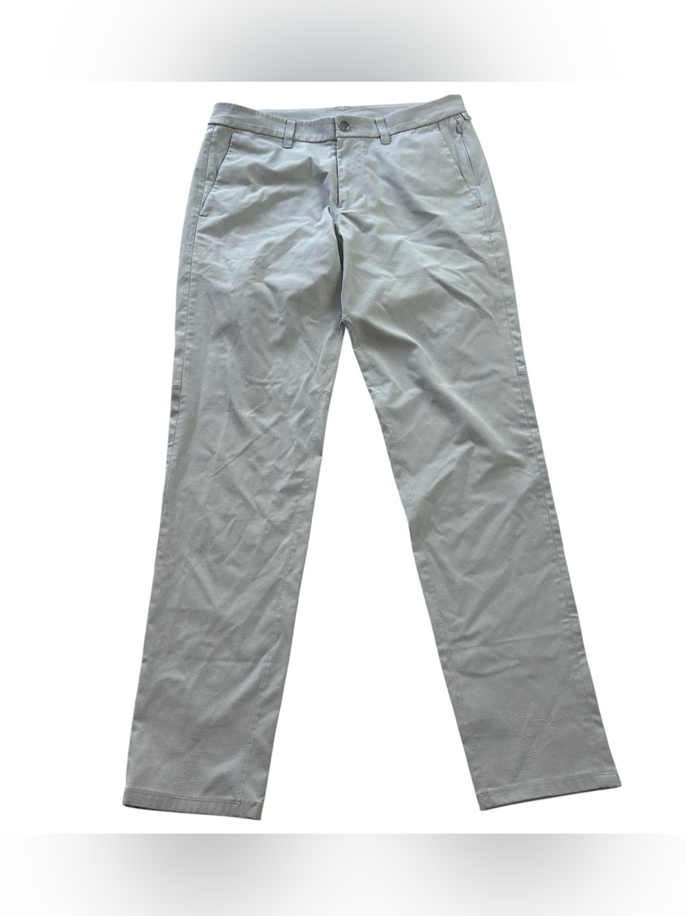 Lululemon Commission Slim Pant Men’s 32x32 Ventlight Mesh Vapor Gray ABC Chinos